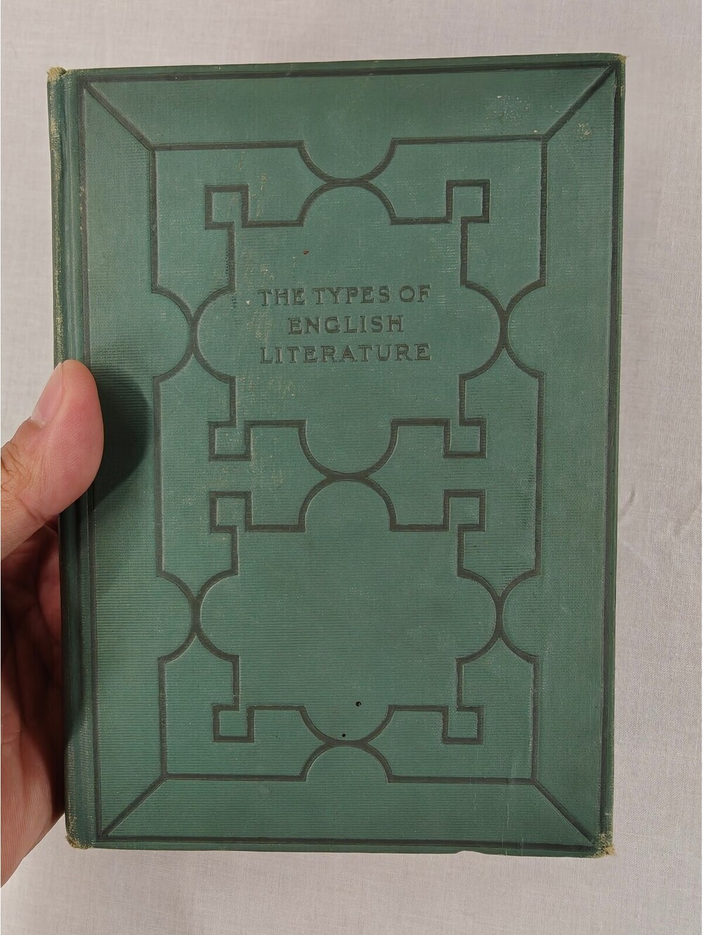 1908 Tragedy Ashley H Thorndike Types of English Literature Antique Hardcover